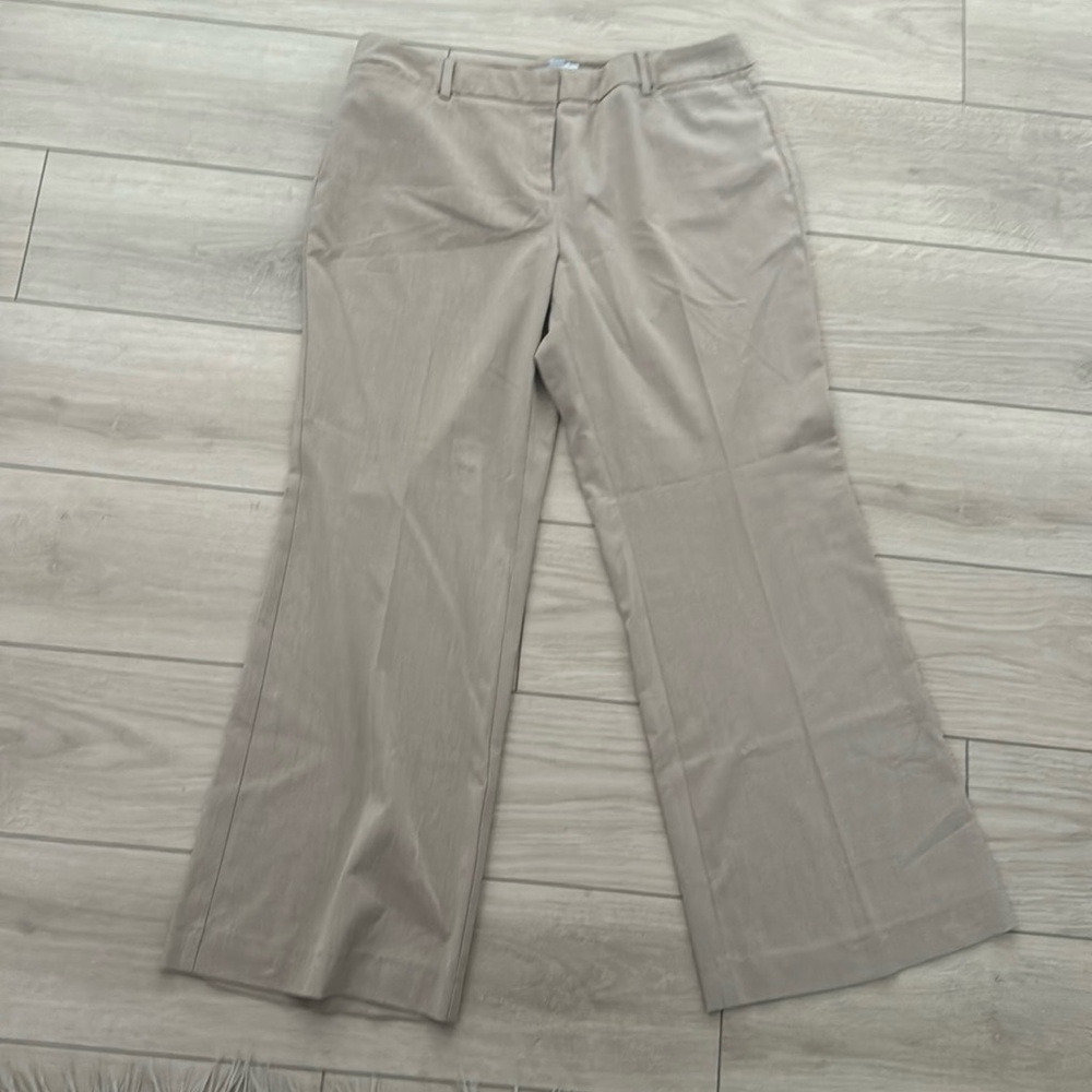 NY&CO Tan Flare Dress Pants - Size 16